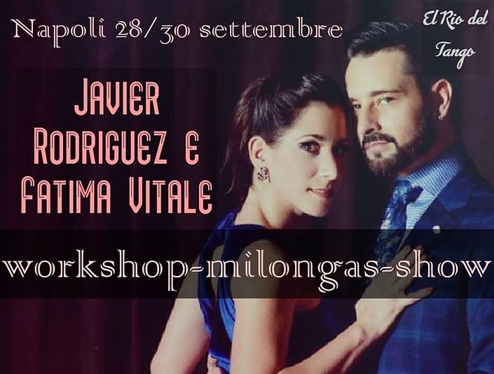 flyer image for Javier Rodriguez e Fatima Vitale a Napoli