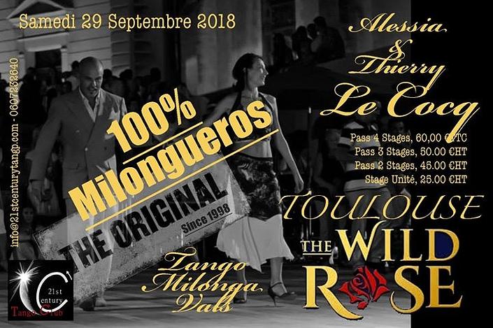 flyer image for Tango Toulouse 100 Milonguero