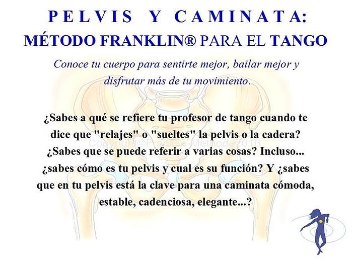 flyer image for Pelvis y Caminata Metodo Franklin para el Tango