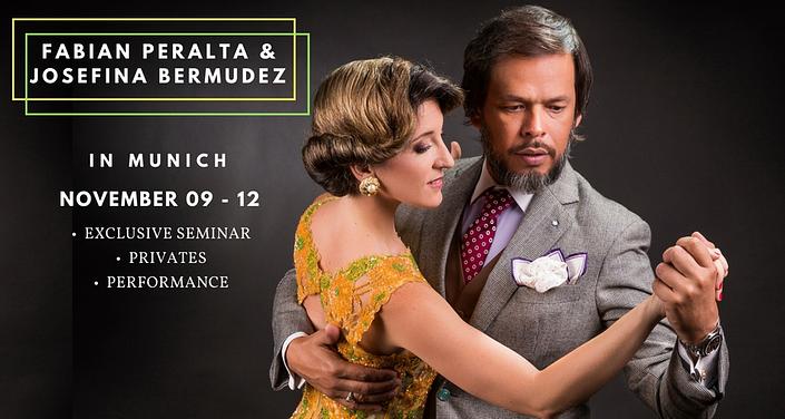 flyer image for Fabian Peralta y Josefina Bermudez - EXLUSIVE TANGO WEEKEND