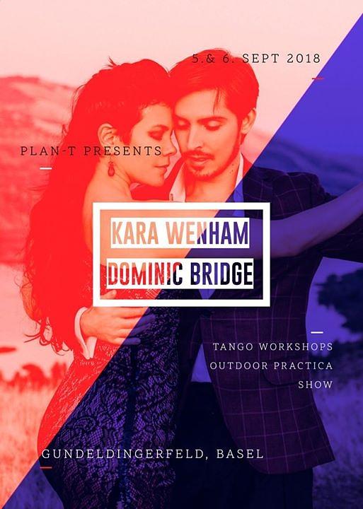 flyer image for Tango Workshops mit Kara Wenham und Dominic Bridge