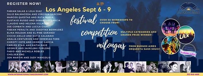 flyer image for International Tango Summit and Argentine Tango World Cup