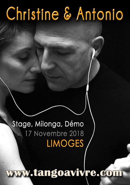 flyer image for Stage avec Christine Lambert Antonio Llamas