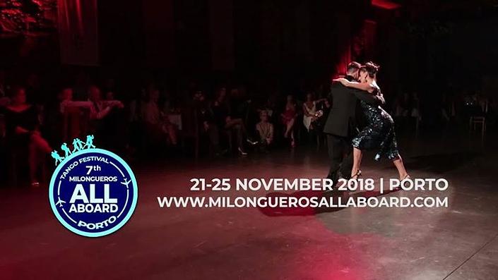 flyer image for 7th Milongueros All Aboard Porto Tango Festival