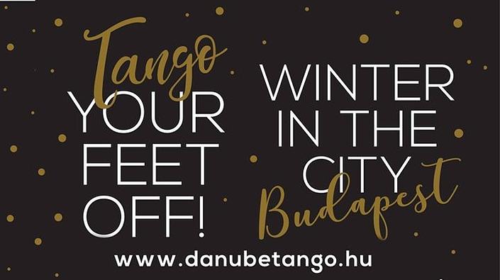 flyer image for Winter In The City tango marathon Budapest