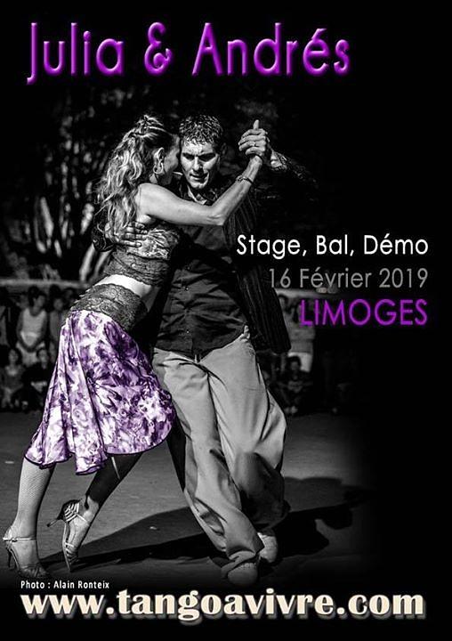 flyer image for Stage avec Julia Andres