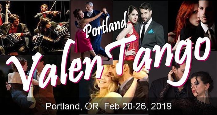 flyer image for ValenTango 2019