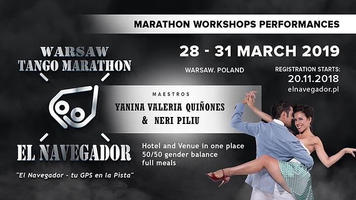 flyer image for Warsaw Tango Marathon El Navegador