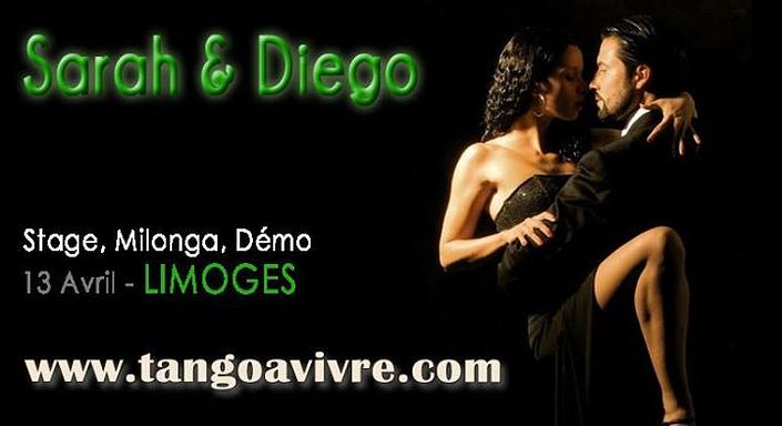 flyer image for Stage avec Sarah Diego Amado