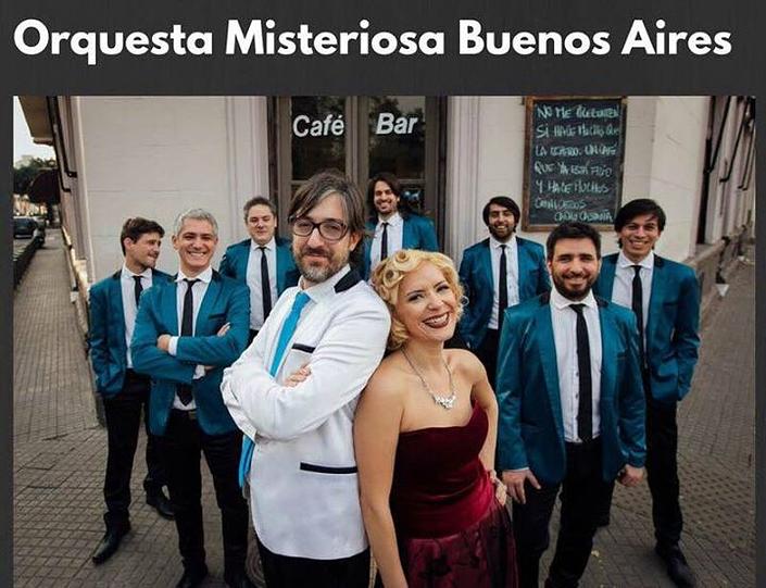 flyer image for Orquesta Tipica Misteriosa Buenos Aires en Vivo a Bari