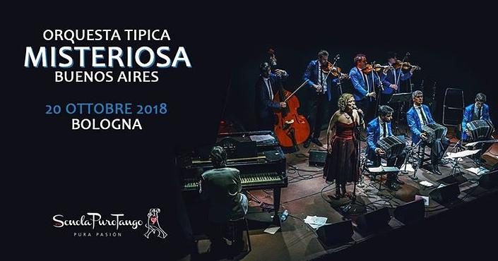 flyer image for Nino Bien gran milonga con Orq Misteriosa Buenos Aires
