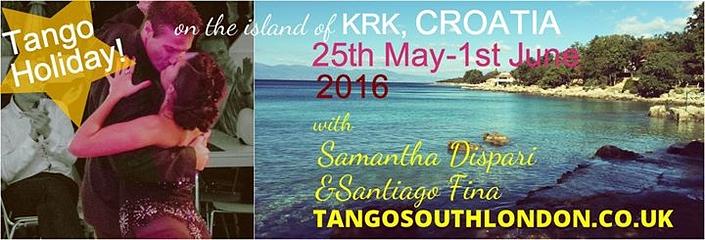 flyer image for Tango Holiday in Croatia
