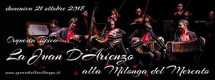 flyer image for Terzo concerto de La Juan D Arienzo a Bologna Dj