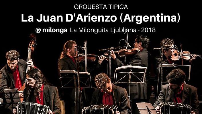 flyer image for La Juan D Arienzo at La Milonguita Ljubljana