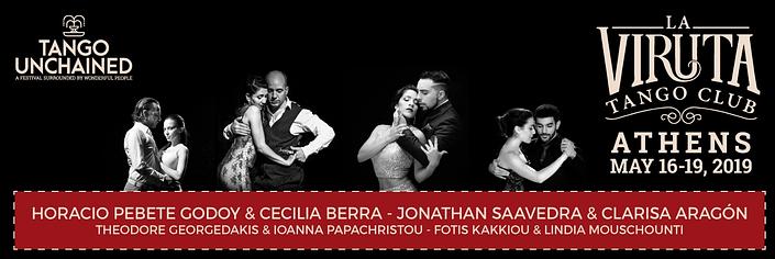 flyer image for 3rd Tango Unchained festival La Viruta edition
