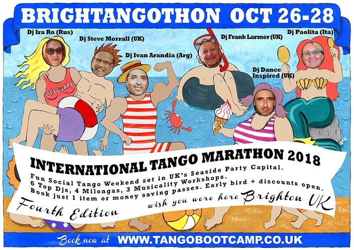 flyer image for Brightangothon International Tango Marathon