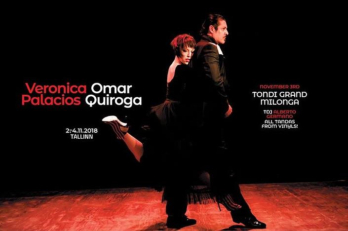 flyer image for Autumn in Tallinn with Omar Quiroga Veronica Palacios