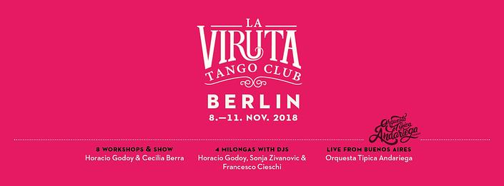 flyer image for La Viruta Tango Club Berlin