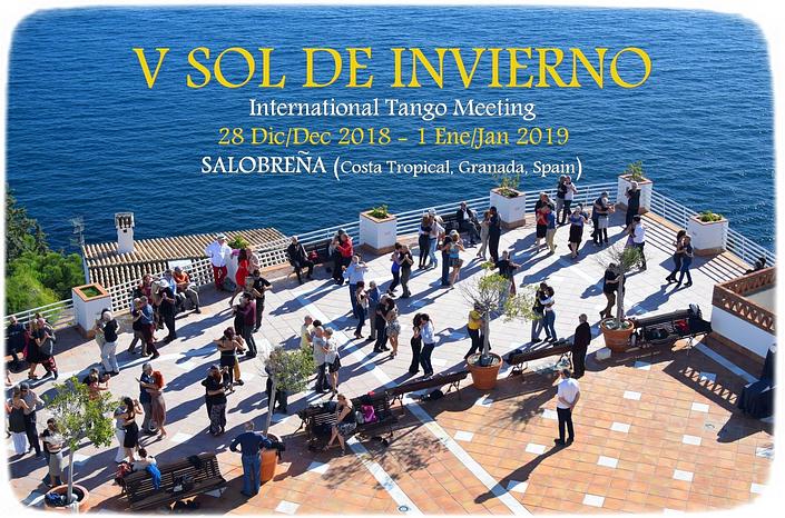 flyer image for V SOL DE INVIERNO INTERNATIONAL TANGO MEETING