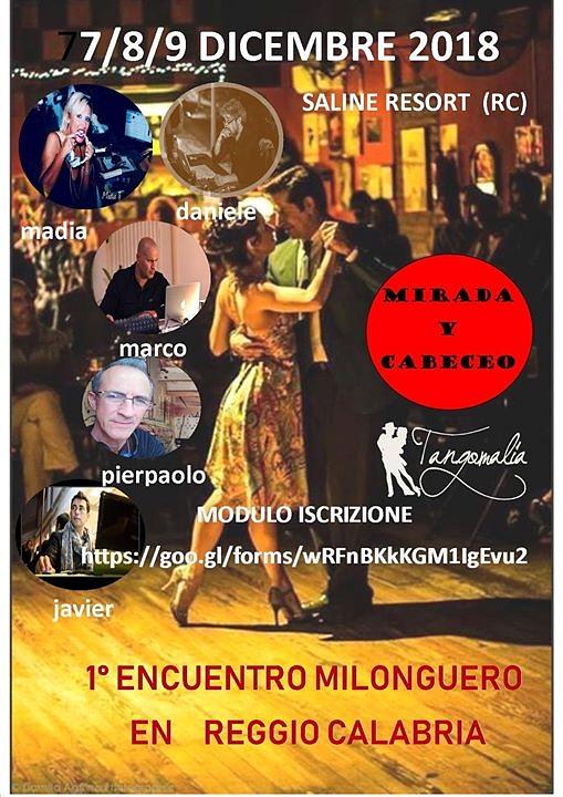 flyer image for Encuentro Milonguero a Reggio Calabria