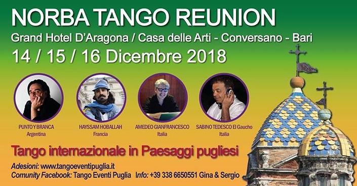 flyer image for NORBA TANGO Reunion