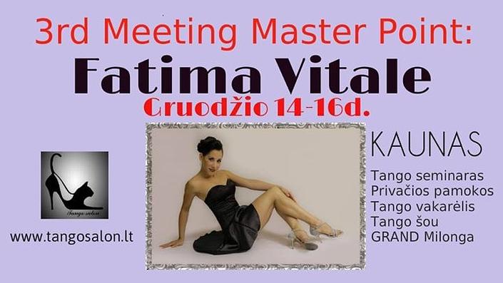 flyer image for 3rd Meeting Master Point Fatima Vitale