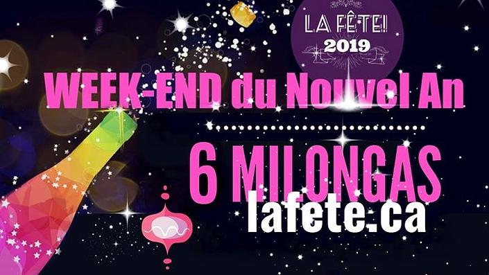 flyer image for La FETE New Years a Montreal