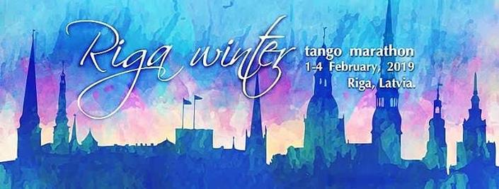 flyer image for Riga winter tango marathon