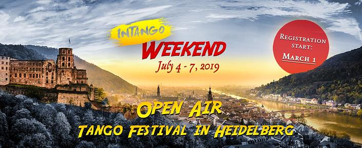 flyer image for Intango Weekend Open Air Tango Festival