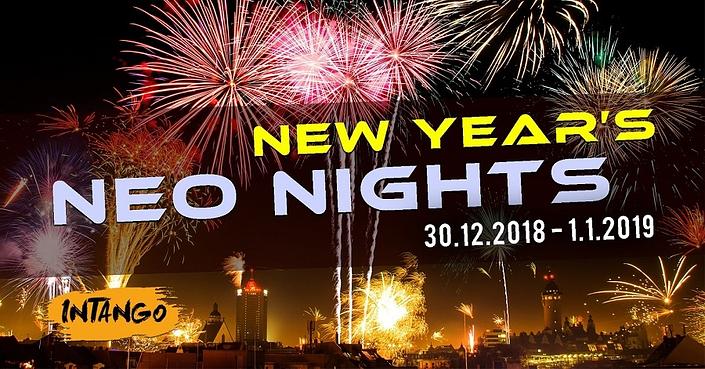flyer image for New Year's Neo Nights