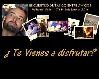 flyer image for Javier Rodriguez in Valladolid-Spain June 17-18-19  2016