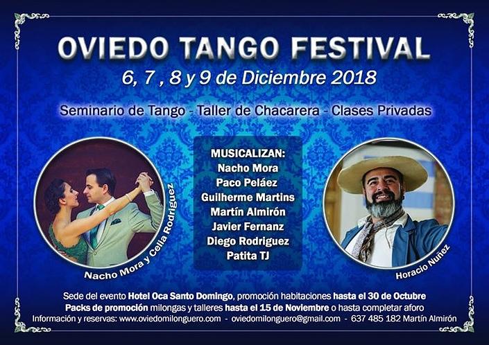 flyer image for Oviedo Tango Festival