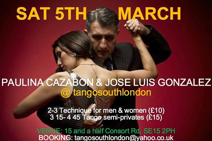 flyer image for Paulina Cazabon and Jose Luis Gonzalez