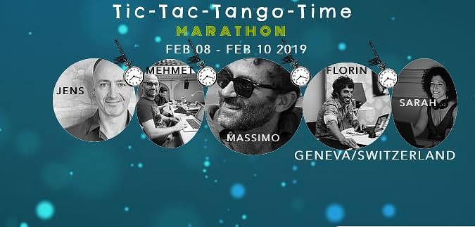 flyer image for Tic Tac Tango Time Marathon