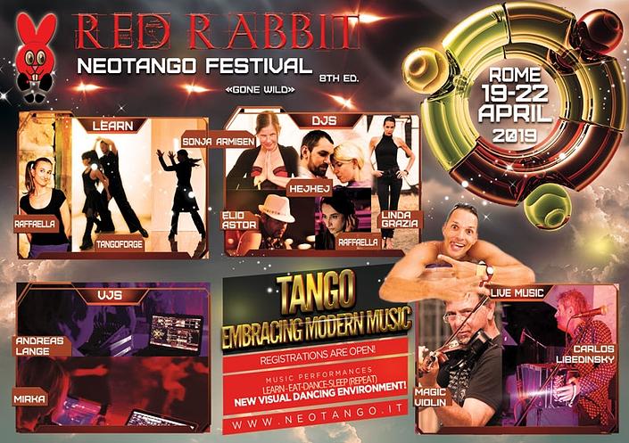 flyer image for Roma Neotango Festival
