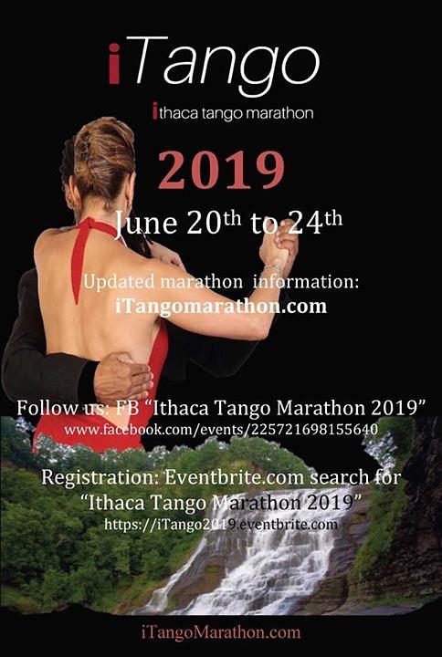 flyer image for Ithaca Tango Marathon