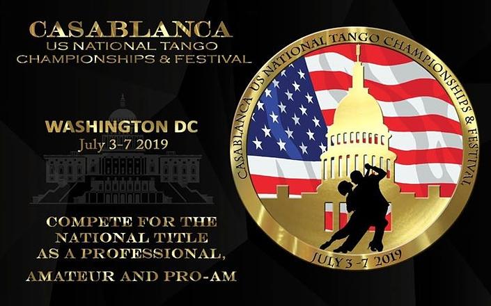 flyer image for US National Casablanca Tango Championships Festival