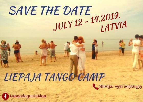 flyer image for Liepaja tango camp