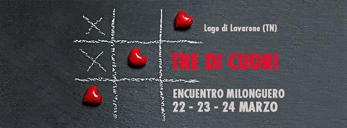 flyer image for Tre Di Cuori Encuentro Milonguero