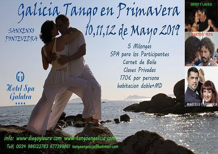 flyer image for Galicia Tango en Primavera