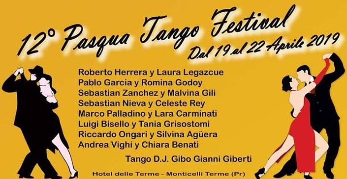 flyer image for Pasqua Tango Festival