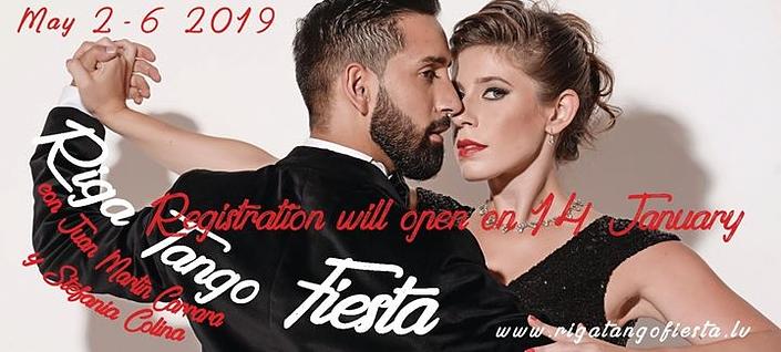 flyer image for Riga Tango Fiesta