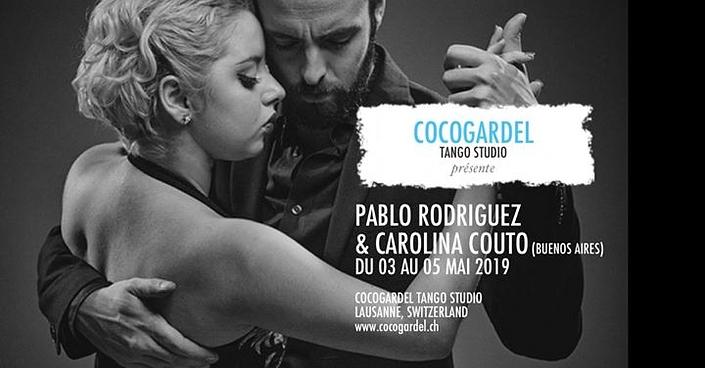 flyer image for Pablo Rodriguez Carolina Couto Chez CocoGardel