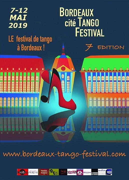 flyer image for Bordeaux cite tango Festival