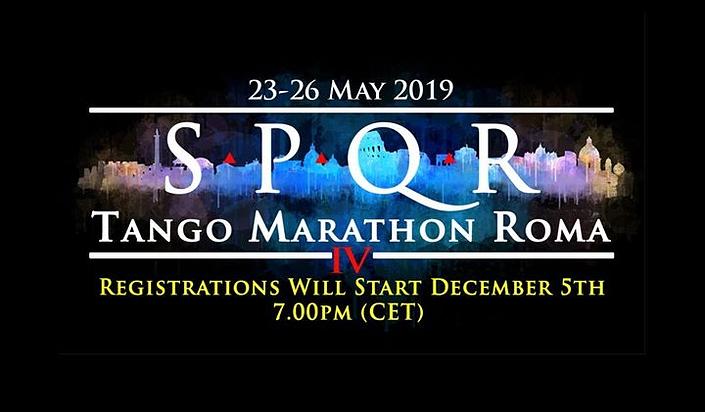 flyer image for SPQR Tango Marathon