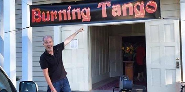 flyer image for BurningTango