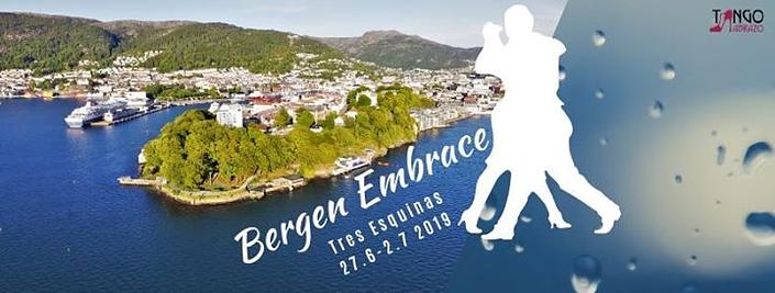 flyer image for Bergen Embrace III Tres esquinas