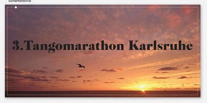 flyer image for 3 Tangomarathon Karlsruhe