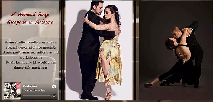 flyer image for Fame Tango Weekend