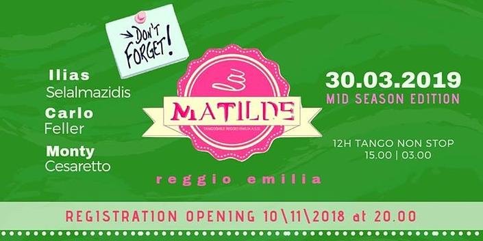 flyer image for La Matilde 10 Mid Season Edition 2019